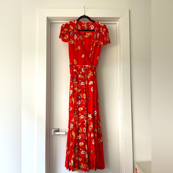 Free People Maxi Wrap Dress - Picture 1 of 3